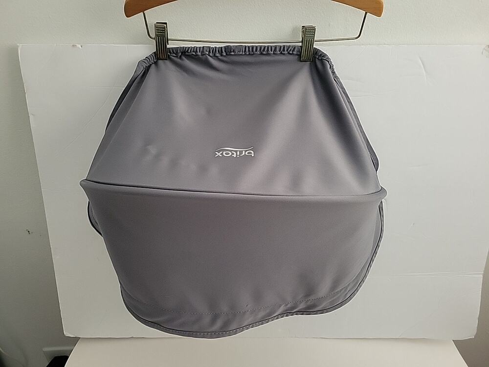 Britax Willow Graphite Infant Seat Cover Fabric Padding Cushion Support Gray.
